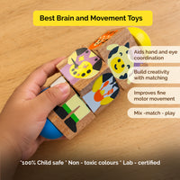 Dress Me up Wooden Rotate & Turn Puzzle - Set of 2 Puzzles (1+ years)