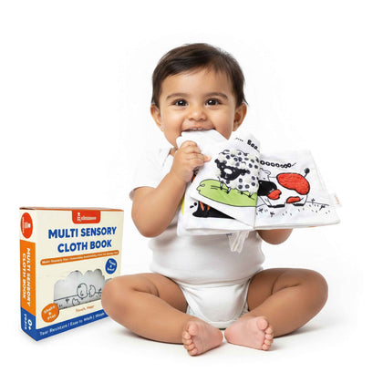 Baby's First Book - Soft Sensory Cloth Book (0+ Years)