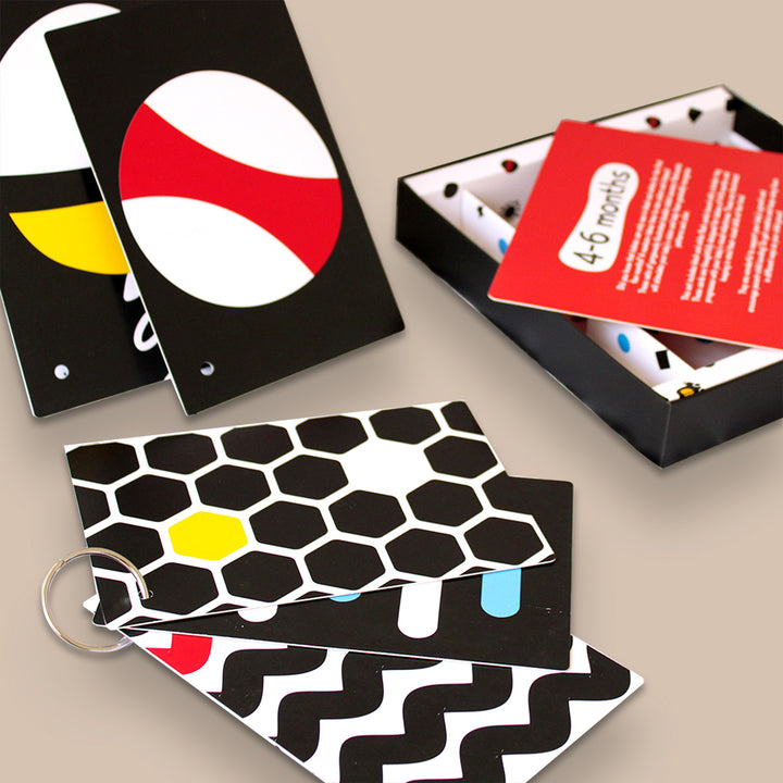 High Contrast Black & White Flash Cards for Babies (0 Months+)