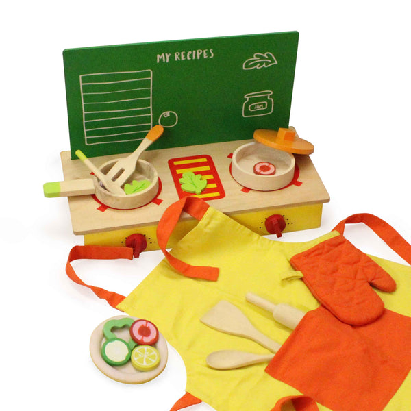 Cooking Set Buy Kids Wooden Kitchen Playset toy Online Shumee