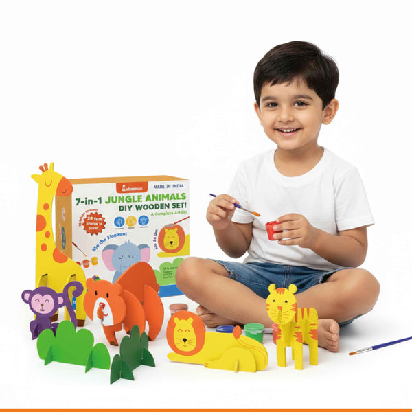 DIY 3D Animal Art & Craft Kit for Kids