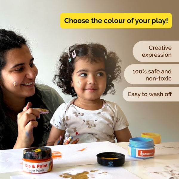 Finger Paints - Dip and Paint (3 years+) I Pack of 5