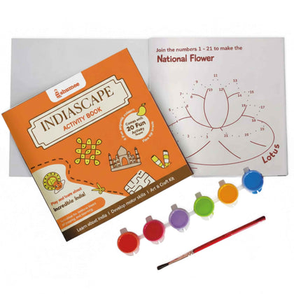 Indiascape Activity Book With 20+ Fun Activities (4+Years)