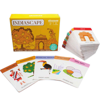 Indiascape - Indian States Card Game with 150 Cards (5+ years)