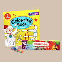 Carnival Fun Coloring Book and Organic Crayon Kit (3 Years+)