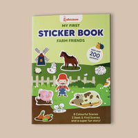 #Farm Friends Sticker Book  (200+ stickers) - 3 years+