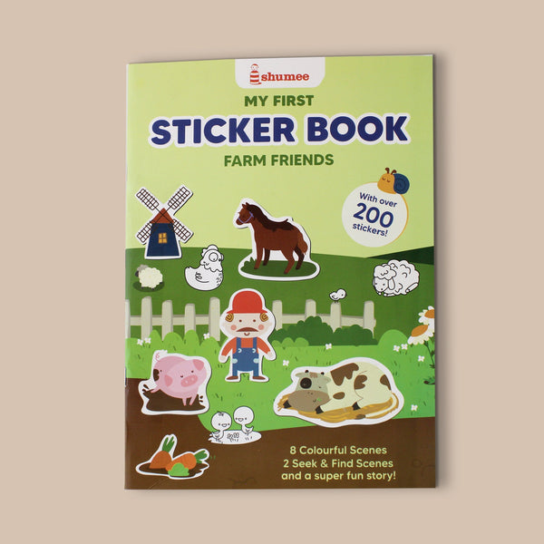 #Farm Friends Sticker Book  (200+ stickers) - 3 years+