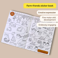 #Farm Friends Sticker Book  (200+ stickers) - 3 years+