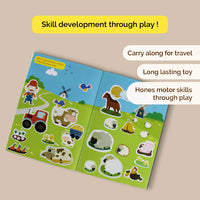 #Farm Friends Sticker Book  (200+ stickers) - 3 years+