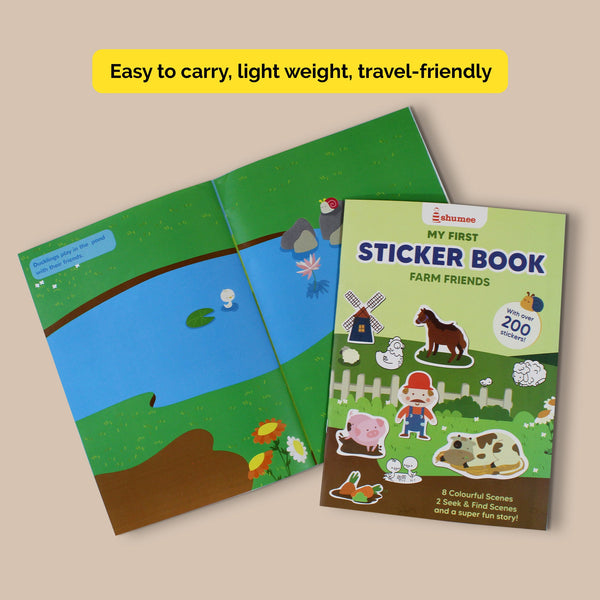 #Farm Friends Sticker Book  (200+ stickers) - 3 years+