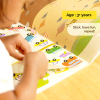 Vehicles Themed Sticker Book -160+ stickers (3+ years)