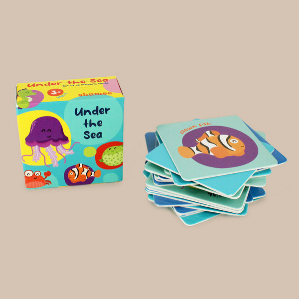 Under The Sea Memory Card Game - 3 Years+