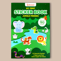 Jungle Friends Sticker Book -180+ stickers (3+ years)