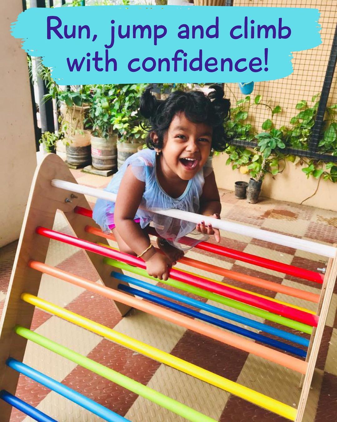 Wooden Pikler Triangle | Climbing Toy for Kids & Toddlers