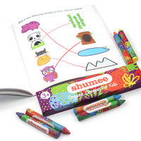 Colouring Book & Organic Crayon Kit (3 Years+) | Forest Theme | Pack of 5