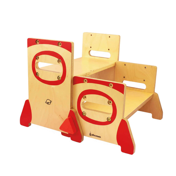 Wooden Stepping Stool For Toddlers (1-10 Years)