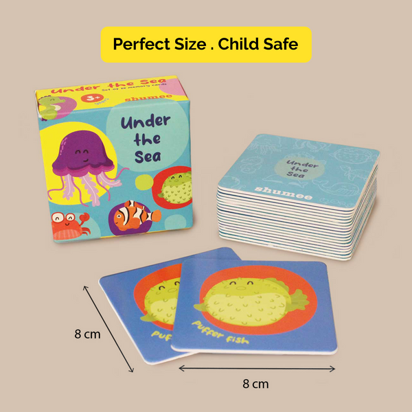 Under The Sea Memory Card Game - 3 Years+