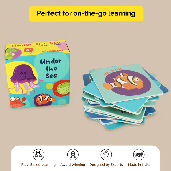 Under The Sea Memory Card Game - 3 Years+