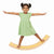 Wooden Balance Board - Waldorf Curvy Rocker Balance Board