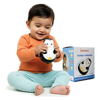 Wooden Wobbly Roly Poly Toy- Penguin ( 1 Years+)