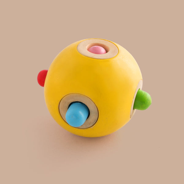 Rolling Ball Toy Wooden Pop Roll Peg Baby Ball Toy – Shumee
