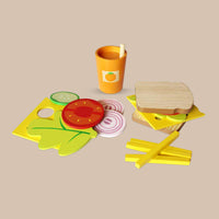 Wooden Sandwich and Burger Cooking Set (3 Years+)