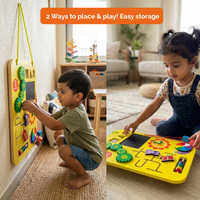 7-in-1 Wooden Busy Board - (1+ Years)
