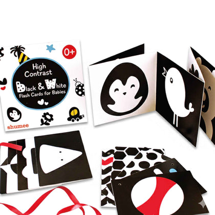 High Contrast Black & White Flash Cards for Babies (0 Months+)
