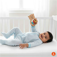 Bozo the Bear Wooden Rattle Toy for Babies (0 Months +)