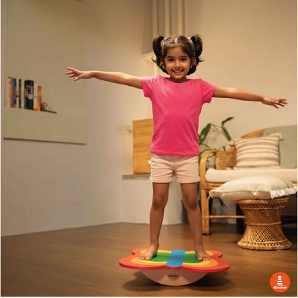 Wooden Butterfly Balance Board - Self Balancing Activity Toy (3+ Years)
