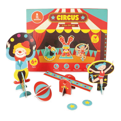 DIY Circus 3D Activity Box  - 6 Years+