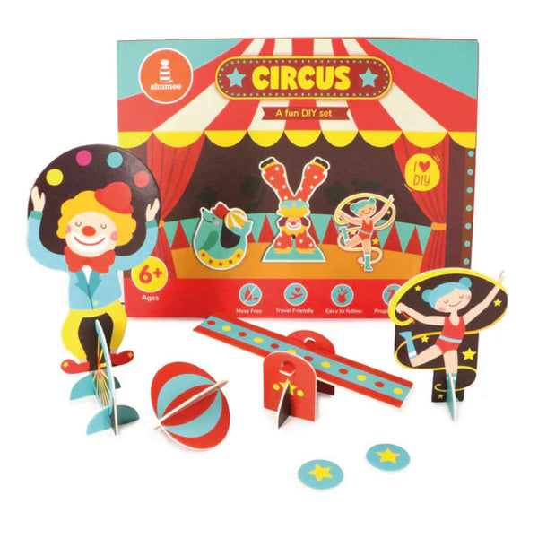 DIY Circus 3D Activity Box  - 6 Years+