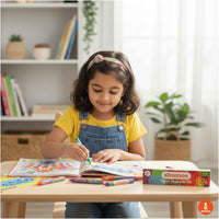 Carnival Fun Coloring Book and Organic Crayon Kit (3 Years+)