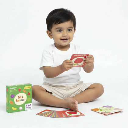 Eat A Rainbow: Snap-Cards & Trivia Game Set (4+ Years)