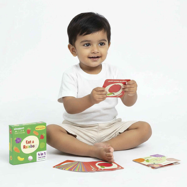 Eat A Rainbow: Snap-Cards & Trivia Game Set (4+ Years)