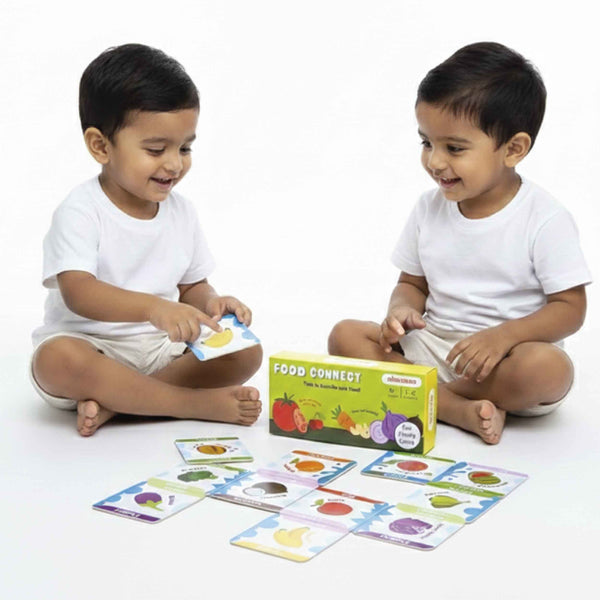 Food Connect Tile Game Set - 40 Food Tiles (6+ Years)