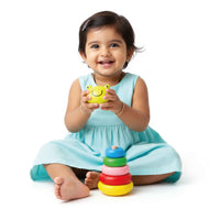 Wooden Frog Rainbow Stacker Toy (1 Years+)