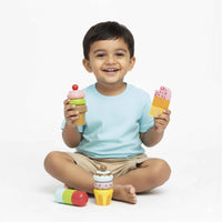Wooden Magentic Ice cream Toy Set (3 Years+)