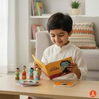 Krishna Set Combo - Peg Dolls, Memory Cards & Story Books (4+ Years)