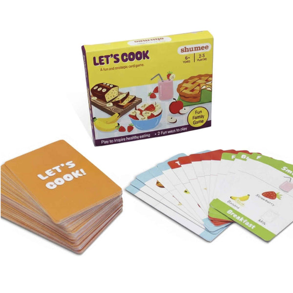 Let's Cook Strategy Card Game With 92 Cards & Fun Recipe (6+ Years)
