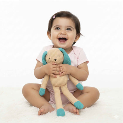 Soft Plush Knitted Oreo Cuddly Toy (1 Years+)