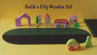 Wooden Build A City Puzzle Pretend Play Toy (2 Years+)