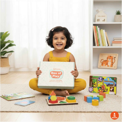 All-in-1 Toddler Jungle Play Gift Box – Wooden Toys (2+ Years)