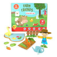 Farm Friends DIY Box and Coloring book (3-8 years)