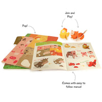 Farm Friends DIY Box and Coloring book (3-8 years)