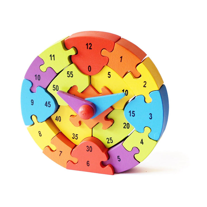 Buy Wooden Clock 3D Jigsaw Puzzle for Kids Online