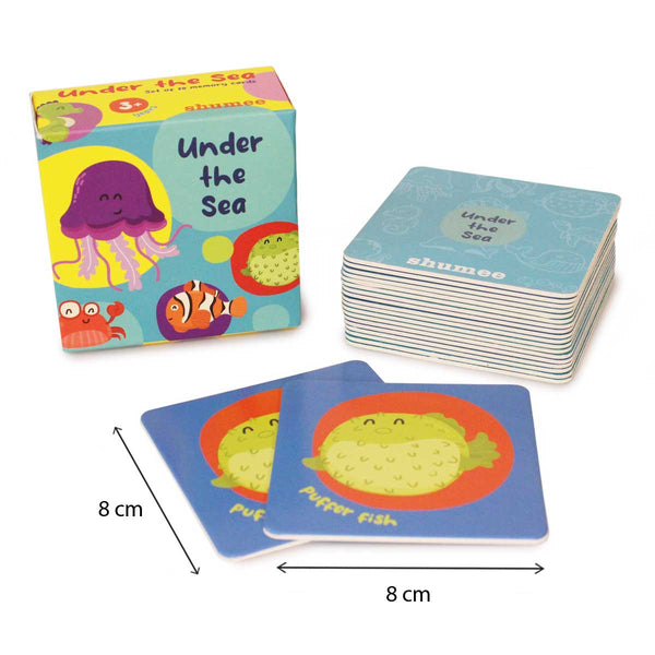 Under the Sea Memory Card Game - 3 Years+