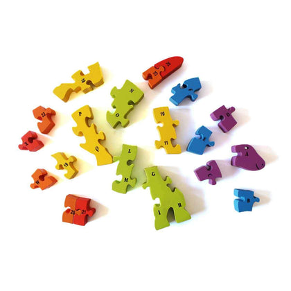 Buy Dinosaur Wooden 3D Jigsaw Puzzle for Kids Online in India
