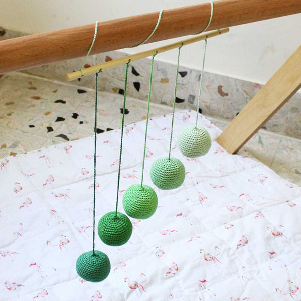 Montessori Gobbi Mobile | Wooden Toy for Newborn Babies