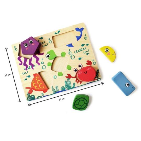 Sea and Jungle Animal Shape Puzzles Online in India